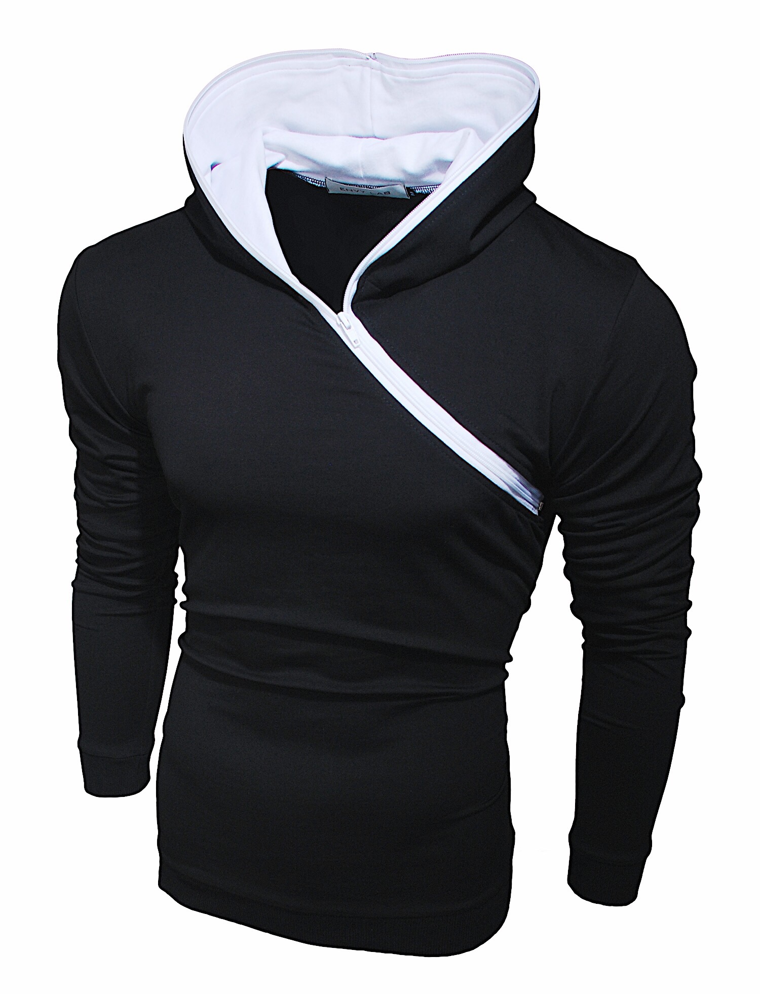 картинка товара толстовка black zipper hoodie в магазине Envy LAB