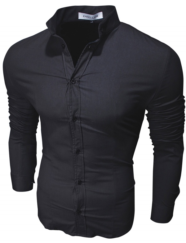 картинка товара рубашка collar black в магазине Envy LAB