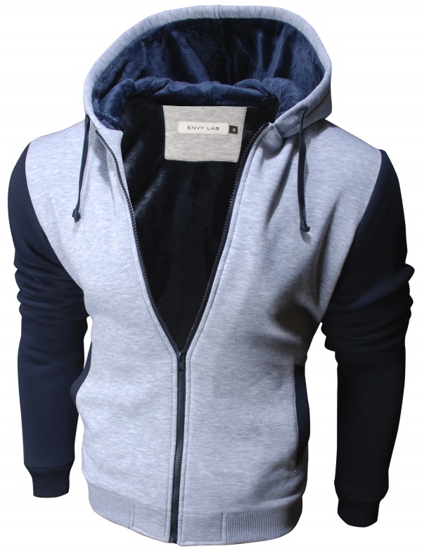 картинка товара толстовка super hoodie melange dark blue в магазине Envy LAB