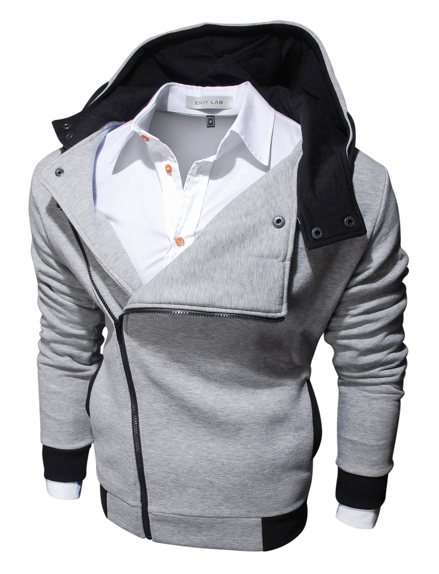 картинка товара толстовка combined hoodie gray 2 в магазине Envy LAB