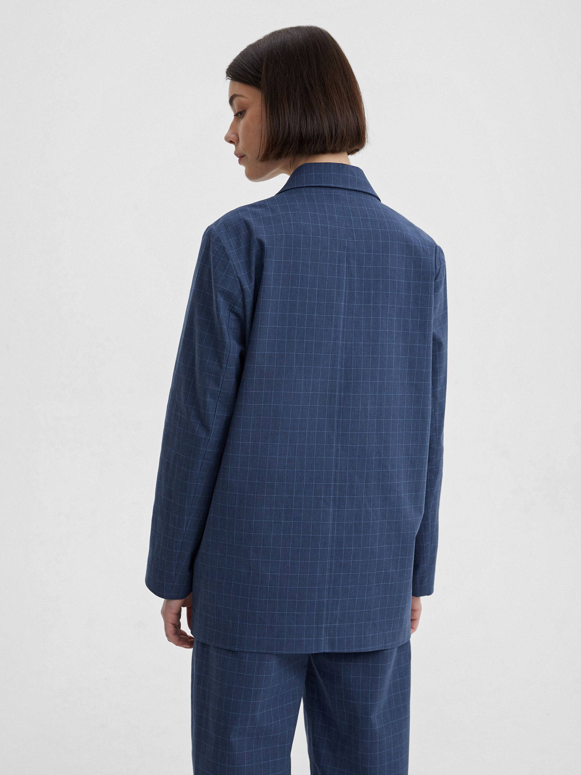 картинка товара пиджак draft blue в магазине Envy LAB