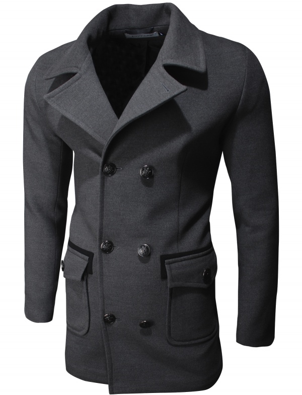 картинка товара пальто trim dark gray в магазине Envy LAB