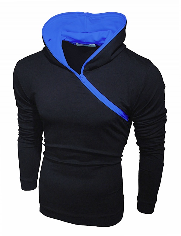 картинка товара толстовка blue zipper hoodie в магазине Envy LAB