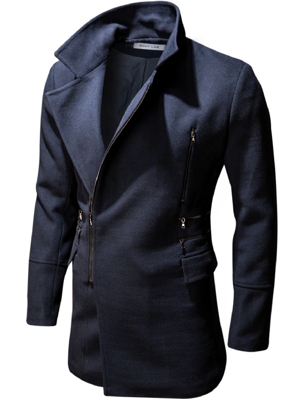 картинка товара пальто shell dark blue в магазине Envy LAB