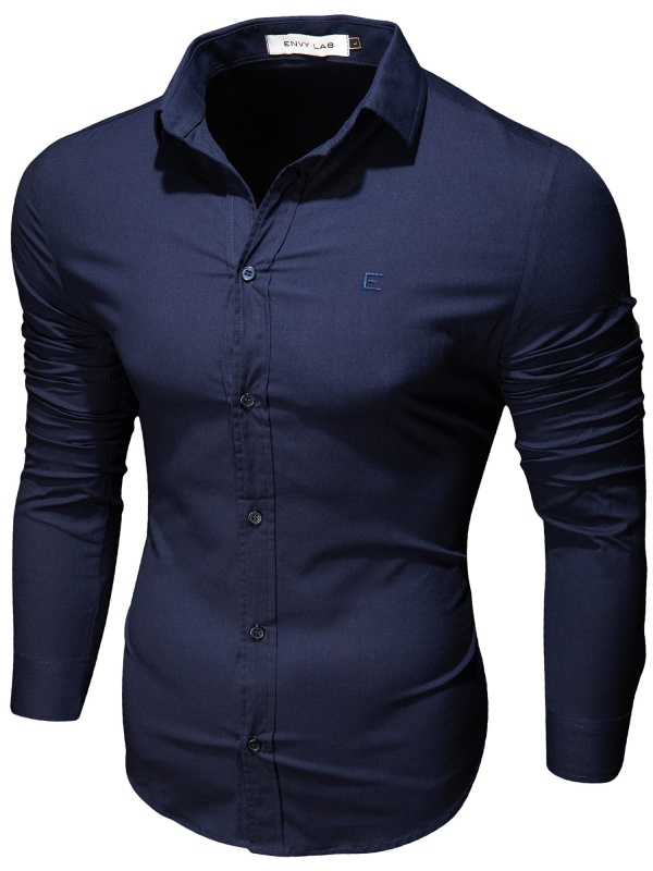 картинка товара рубашка joint dark blue в магазине Envy LAB