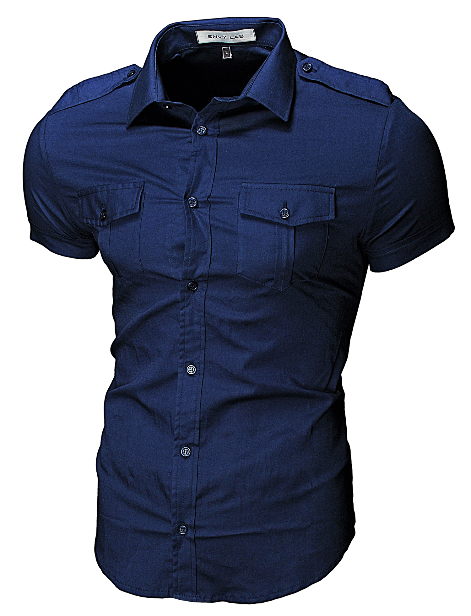 картинка товара рубашка short blue в магазине Envy LAB