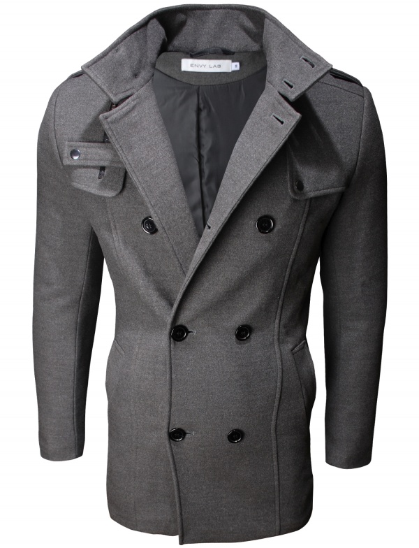 картинка товара пальто stark dark grey 2 в магазине Envy LAB