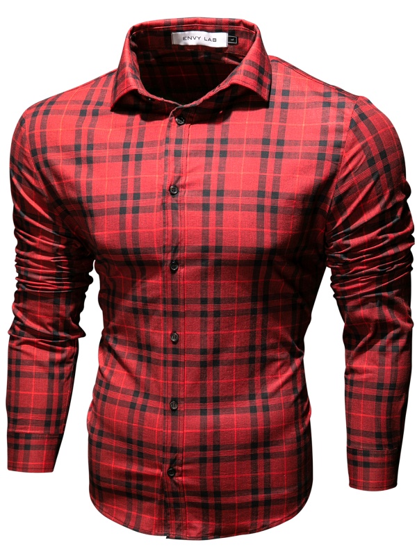 картинка товара рубашка feller red в магазине Envy LAB