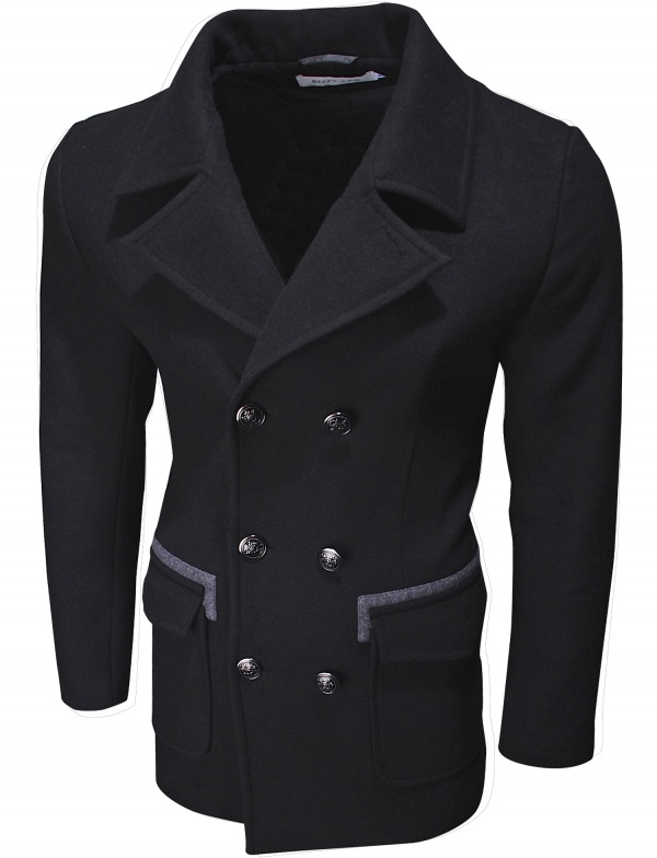 картинка товара пальто trim black в магазине Envy LAB