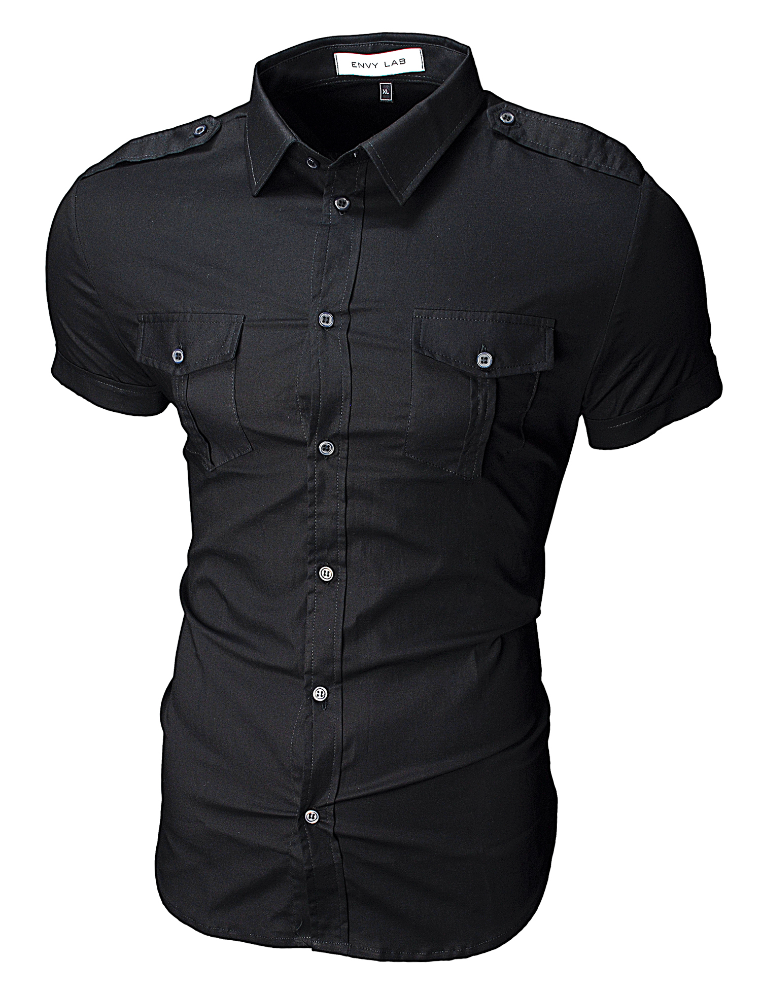 картинка товара рубашка short black в магазине Envy LAB