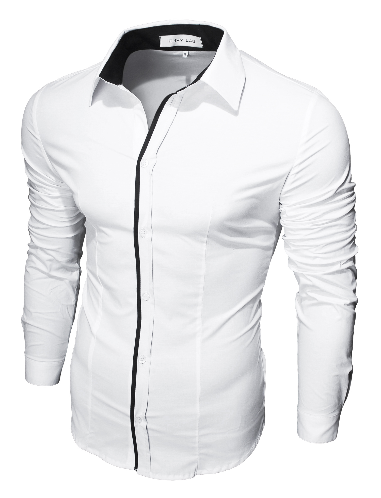 картинка товара рубашка black line white в магазине Envy LAB